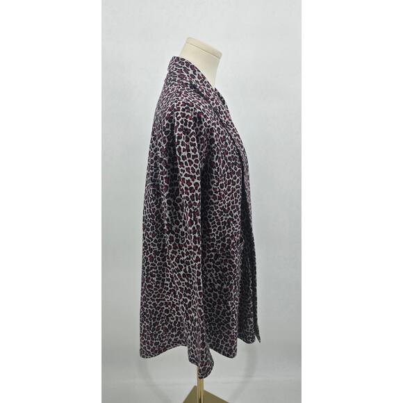 Creation Animal Print Knit Blazer – Size XXL - Picture 2 of 5